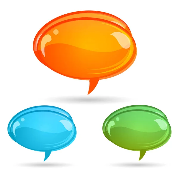 Illustration Dialogue Bubbles White Background — Stock Photo, Image