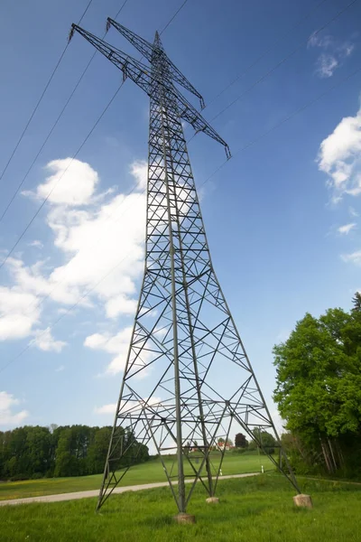 Łączność Transmisyjna Wieża Energetyczna — Zdjęcie stockowe