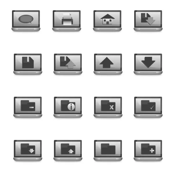 Web Icons Set White — Stock Photo, Image