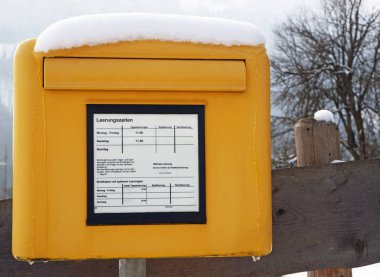 mailbox with snow - mailbox with snow clipart