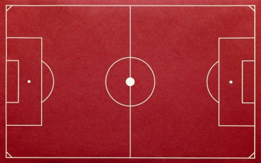 soccer pitch red - football pitch red clipart