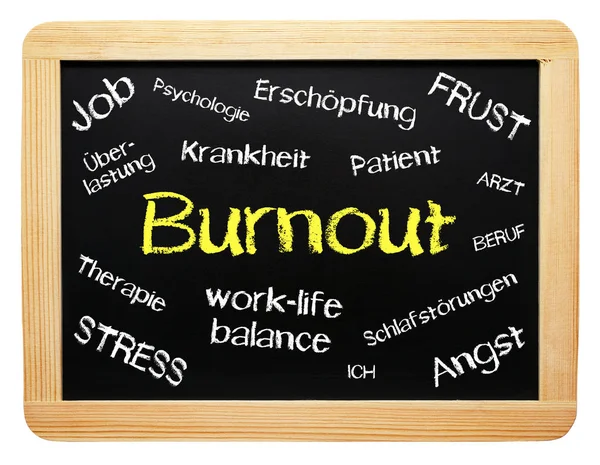 Burnout Concept Panel Optional — Stock Photo, Image