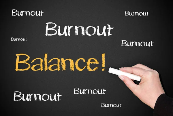 Burnout Balance Tableau Conceptuel — Photo