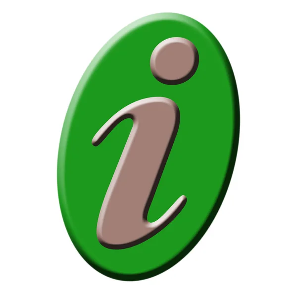 Internet Info Button Illustratie Informatie — Stockfoto