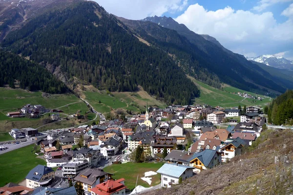 Ischgl Dolinie Paznaun — Zdjęcie stockowe