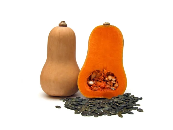 Beberapa Butternut Squash Cucurbita Moschata — Stok Foto