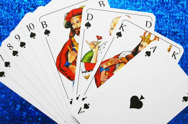 Play Cards Kártyajáték Közel — Stock Fotó