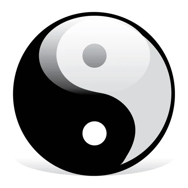 Yin Yang Sembolü — Stok fotoğraf