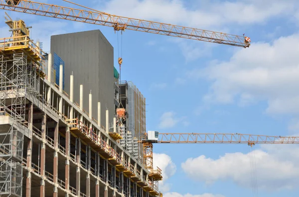 Blick Auf Moderne Baustelle — Stockfoto