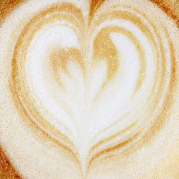 Cappuccino Heart Cappucino Heart — Stock Photo, Image
