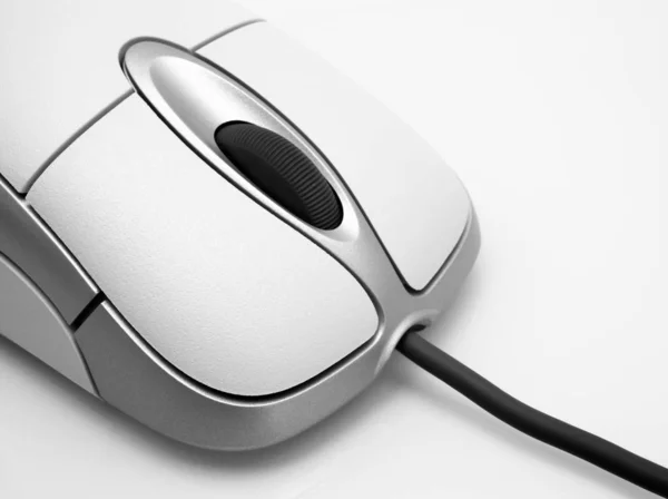 Mouse Del Computer Cliccando Dispositivo Elettronico — Foto Stock