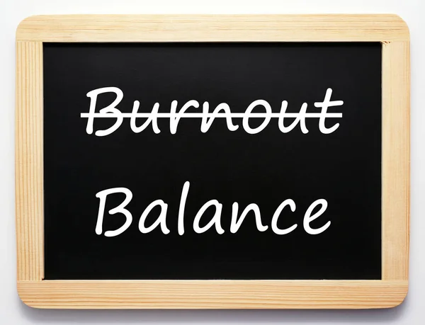 Burnout Balance Panneau Conception — Photo