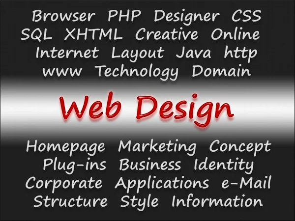 Webdesign Business Concept — Stockfoto