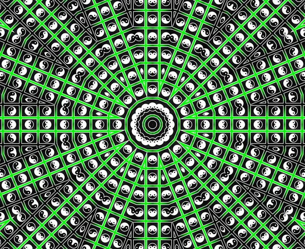 Abstrakter Hintergrund Kaleidoskop Strudel — Stockfoto