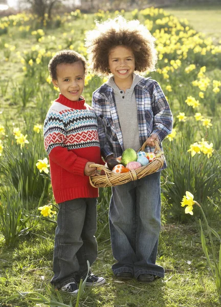 Semester Färgglada Begreppet Glad Påsk Dekorationer — Stockfoto