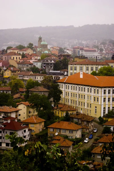 Uma Vista Antiga Cidade Veliko Tarnovo Bulgária — Fotografia de Stock