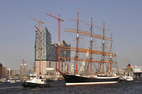 Cidade Porto Hamburgo Alemanha — Fotografia de Stock