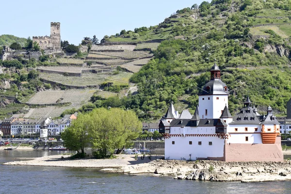 Pfalzgrafenstein Castello Vicino Kaub — Foto Stock