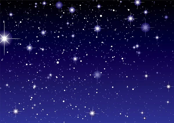 Tmavá Noční Obloha Jiskřícími Hvězdami Planetami — Stock fotografie