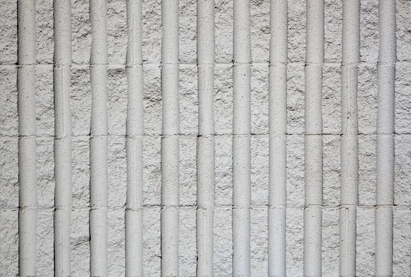Γκρι Τοίχο Από Σκυρόδεμα Κατακόρυφα Ημικύλινδρο Σχήματα Διαμορφωμένα Όγκους — Φωτογραφία Αρχείου