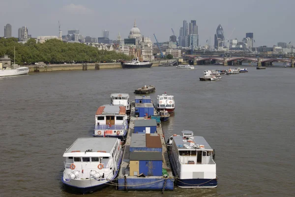 London England View River Thames City London Saint Paul 039 — Stockfoto