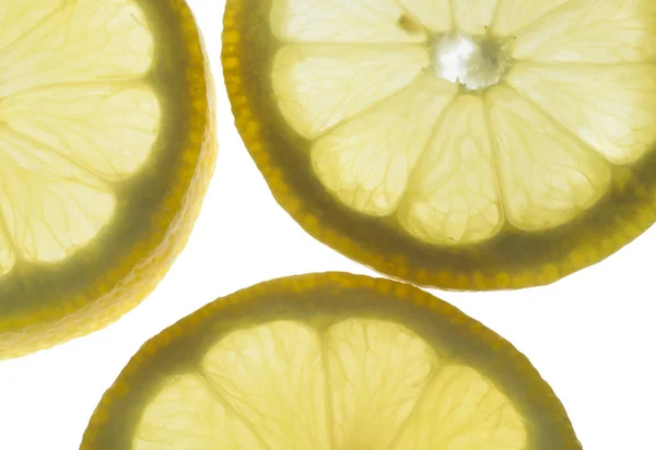 Zavřít Nakrájený Citron — Stock fotografie