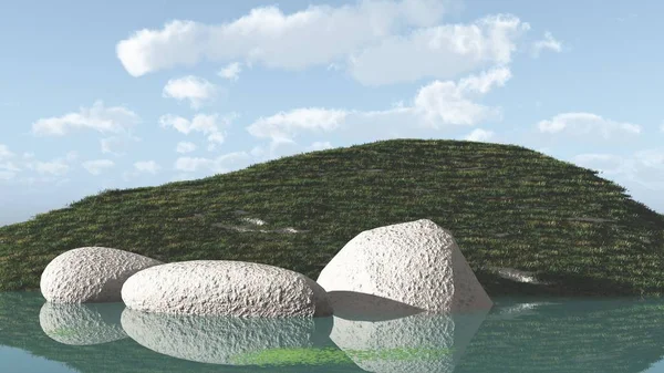 Piedra Roca Agua — Foto de Stock