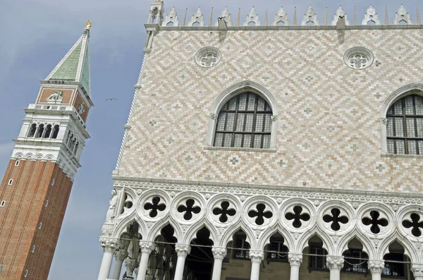 San Marco Templom Velence Olaszország Campanile — Stock Fotó