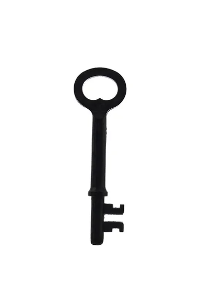 Key Lock White Background — Stock Photo, Image
