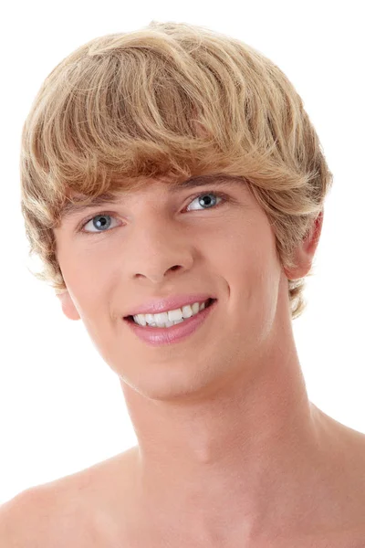 Gyönyörű Fiatal Fehér Férfi Portré — Stock Fotó