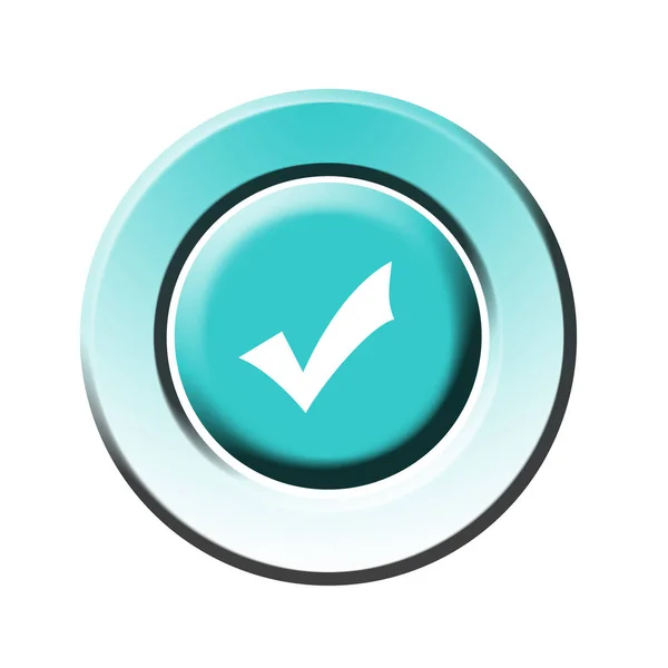 Sign Button Confirmation — Stock Photo, Image