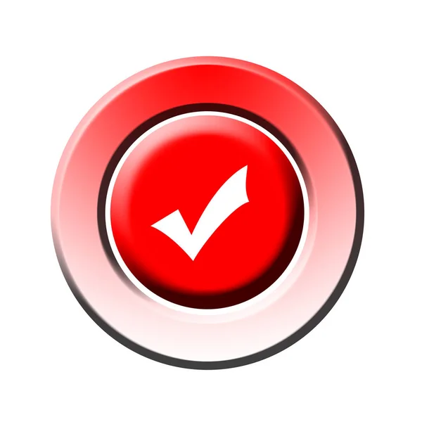 Sign Button Confirmation — Stock Photo, Image