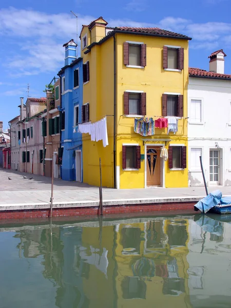 Burano Venezia Italia — Foto Stock