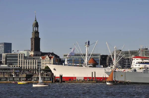 Cidade Porto Hamburgo Alemanha — Fotografia de Stock