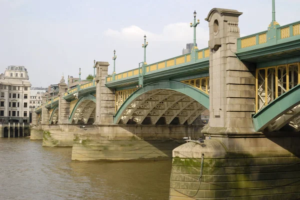 Southwarkbron Över Themsen London Förenade Kungariket — Stockfoto