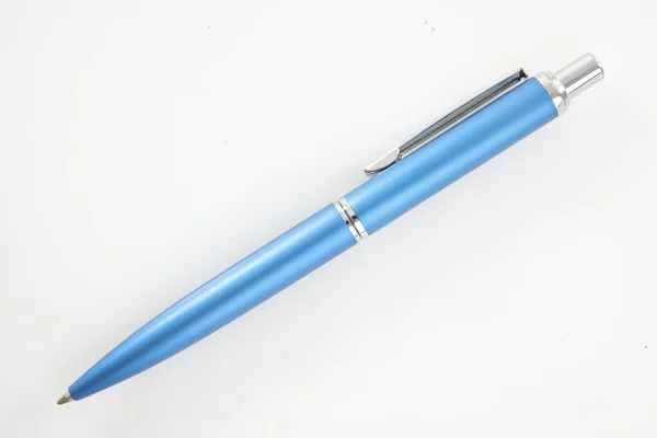 Metallic Stift Isoliert Auf Weißem Hintergrund — Stockfoto