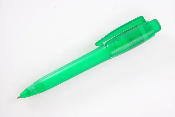 Пластикова Ручка Ізольована Білому Тлі — стокове фото