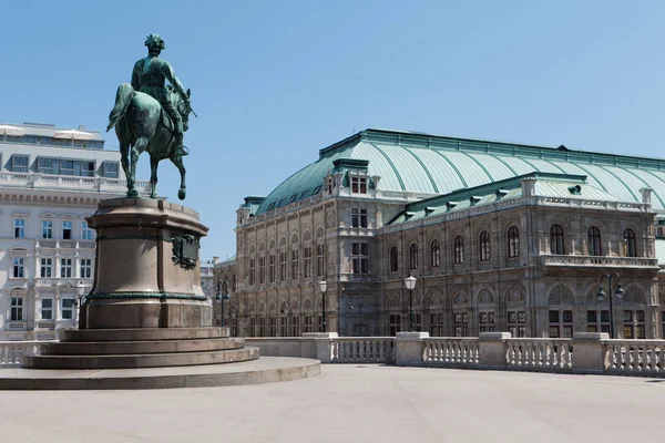 Vienna State Opera Historical Building Landmark Ringstrasse — Stok fotoğraf