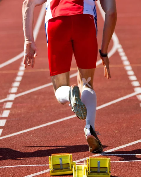 Piste Course Sur Stade — Photo