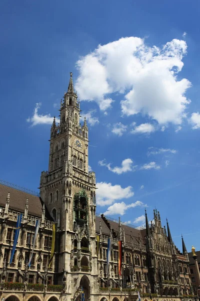 Nowy Ratusz Marienplatz — Zdjęcie stockowe