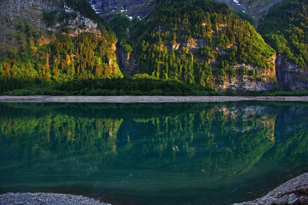 Vue Panoramique Sur Paysage Alpin Majestueux — Photo