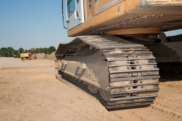 Bulldozer Deserto — Fotografia de Stock