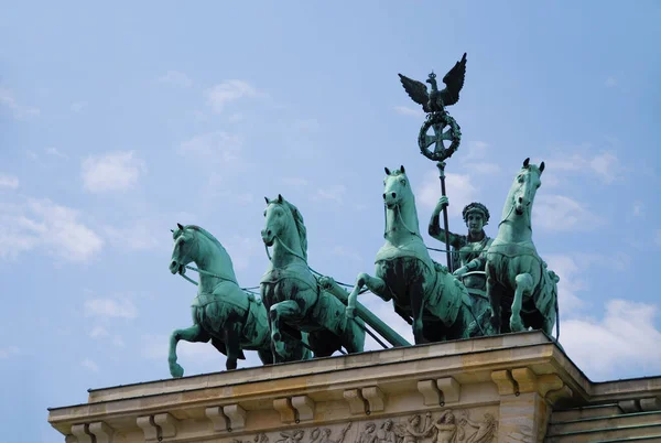 Statua Del Dell Imperatore Berlino Germania — Foto Stock
