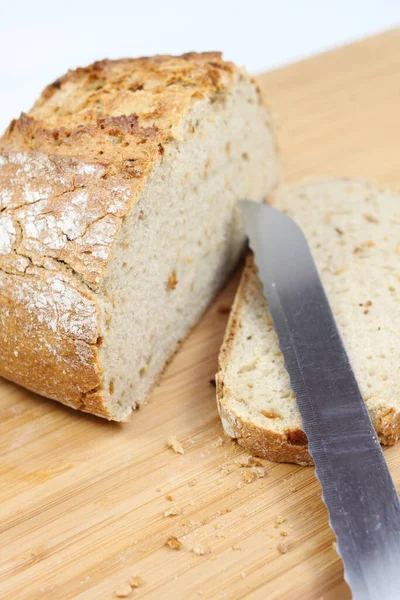 Fresh Bread Food Background — Stock Photo, Image