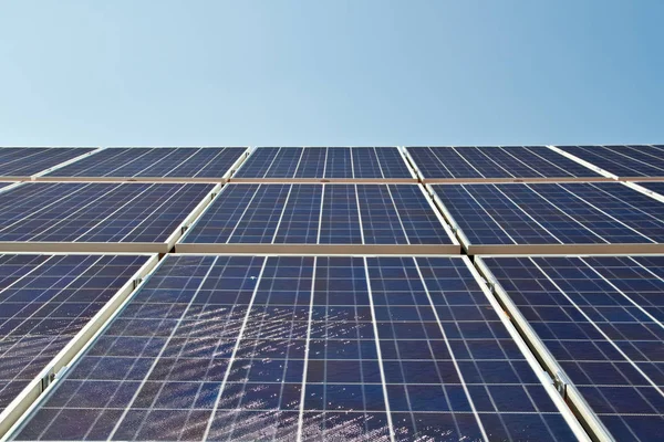 Produktion Solceller Solenergi — Stockfoto
