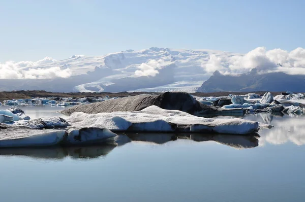 Iceberg Blanc Congelé Glace Froid — Photo