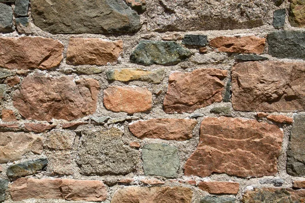 Oude Stenen Muur Het Eiland Jersey — Stockfoto