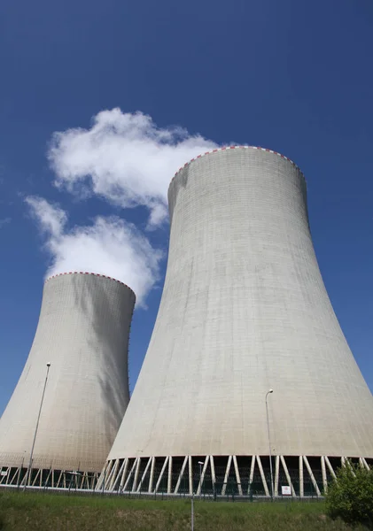 Nuclear Power Plant City — Stock Photo, Image