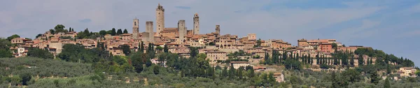 Panorama Stadsgezicht Van San Gimignano Toscane Italië — Stockfoto