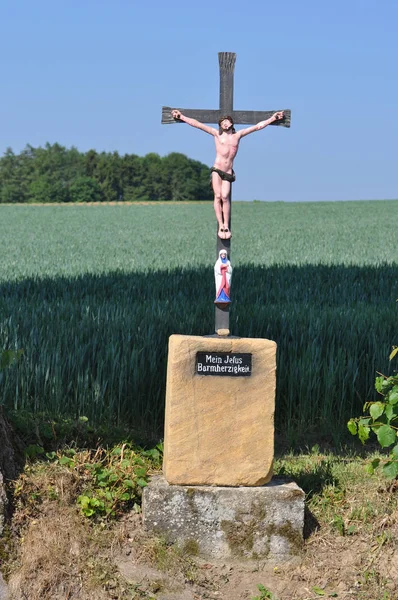 Scenic View Christian Crucifix — Stock Photo, Image